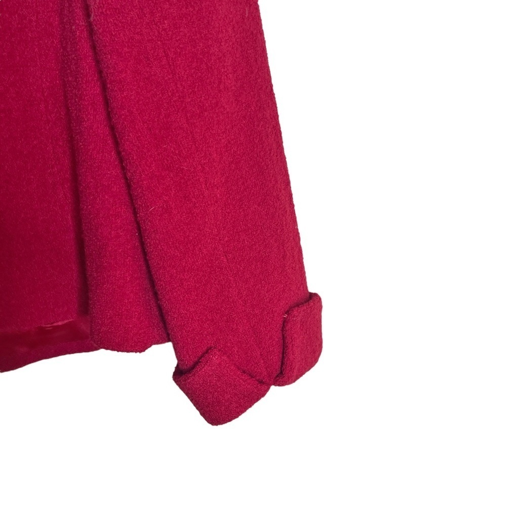 Pendleton Vintage Red Virgin Wool Collarless Prof… - image 8